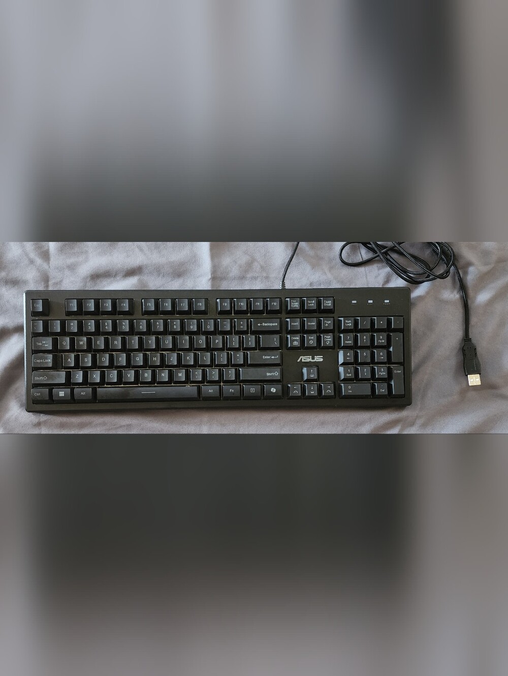 ASUS Wired Full-Size Black USB Gaming Keyboard Model K710